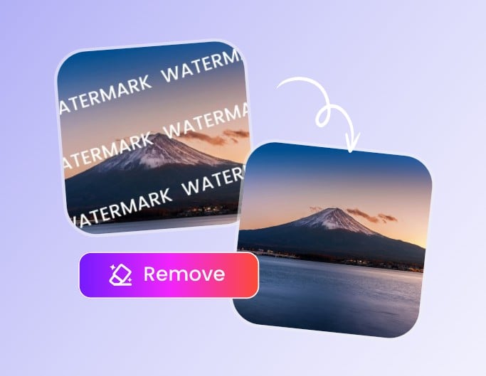 Automatically remove video watermark with AI